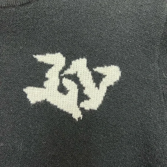 Louis Vuitton Wool Logo Sweater — Black - Picture 3 of 7